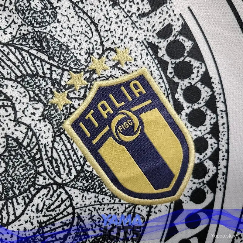 Maillot Italie concept « Blanc » 2023/2024 YamaKits Foot
