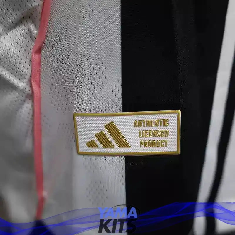 Maillot Juventus domicile "Rose,noir,blanc" 2025/2026 Version Player YamaKits Foot
