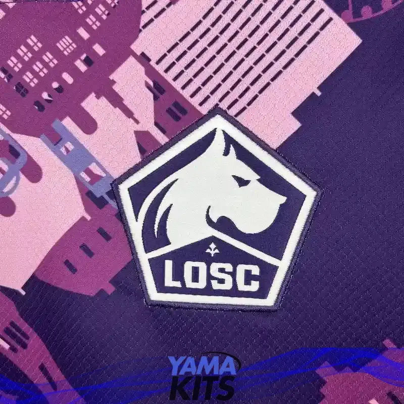 Maillot Lille OSC extérieur 2025/2026 YamaKits Foot