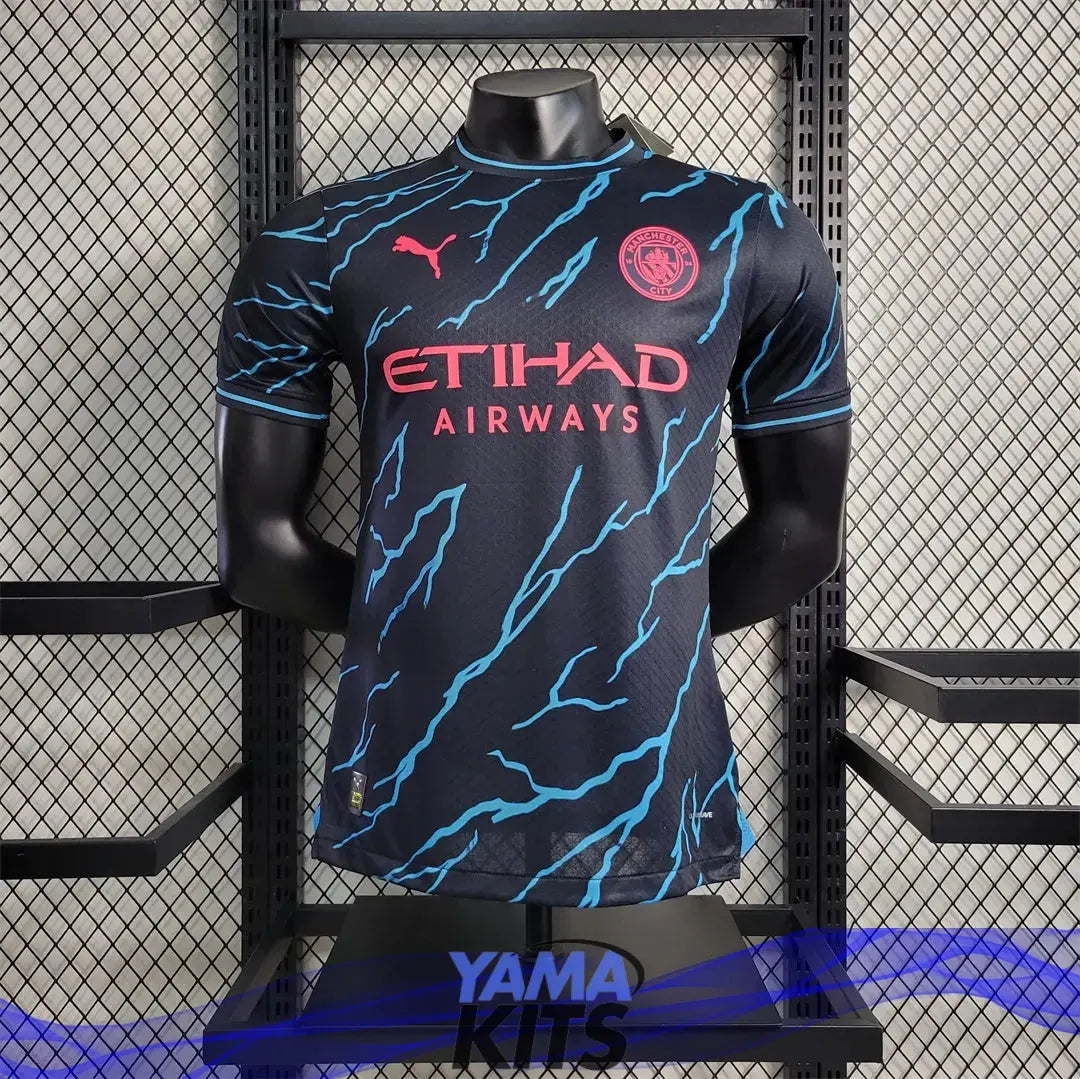 Maillot Manchester City Third 2023/2024 Version Player YamaKits Foot