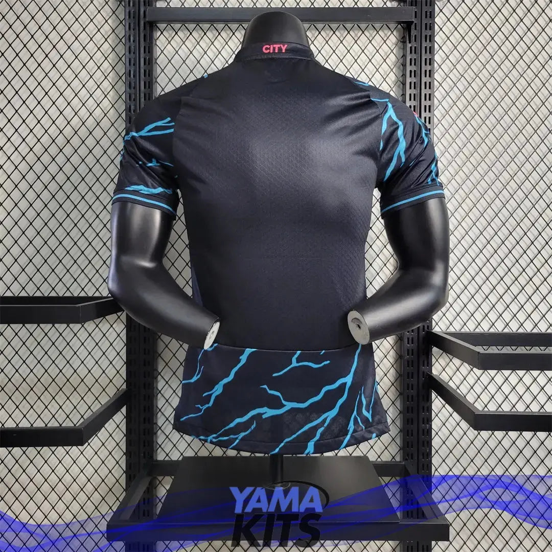 Maillot Manchester City Third 2023/2024 Version Player YamaKits Foot