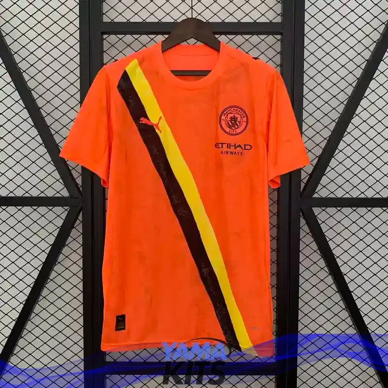 Maillot Manchester City third "orange" 2025/2026 YamaKits Foot