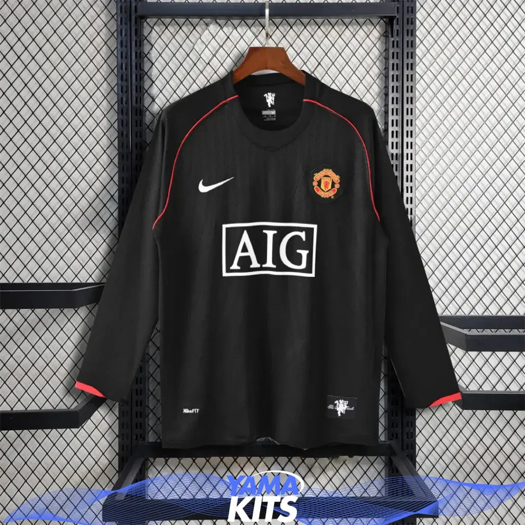 Maillot Manchester United Extérieur Manches Longues 2007/2008 Classic Shirtss
