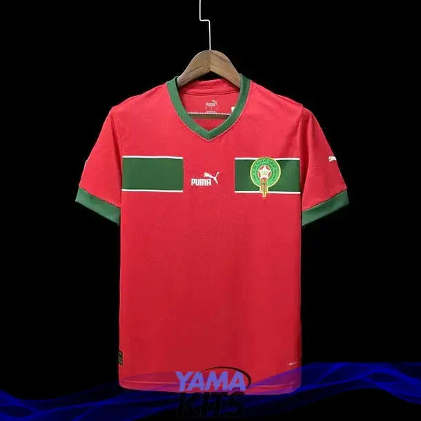 Maillot Maroc domicile "Rouge" 2022/2023 YamaKits Foot