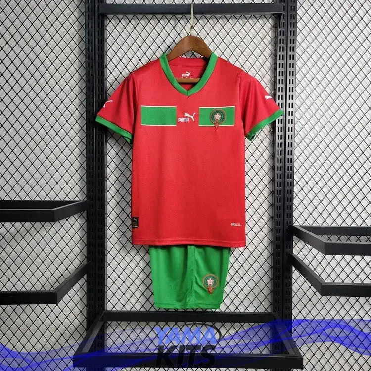 Maillot Maroc enfant Domicile 2022/2023 YamaKits Foot