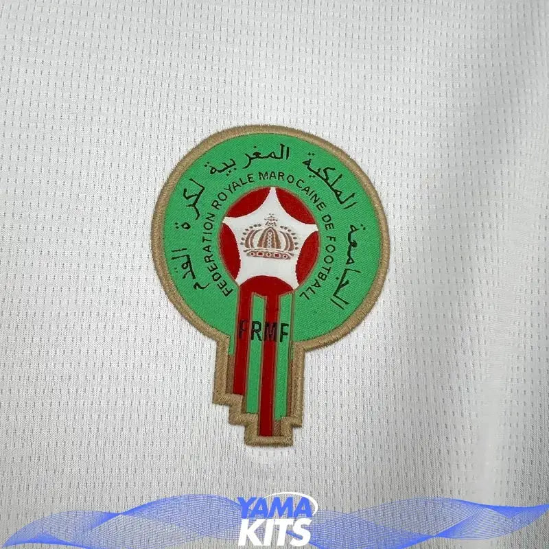 Maillot Maroc extérieur "Blanc" 2025/2026 YamaKits Foot