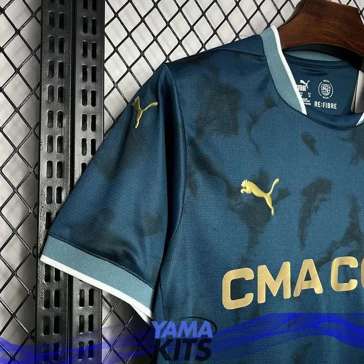Maillot Marseille extérieur "Bleu" 2024/2025 YamaKits Foot