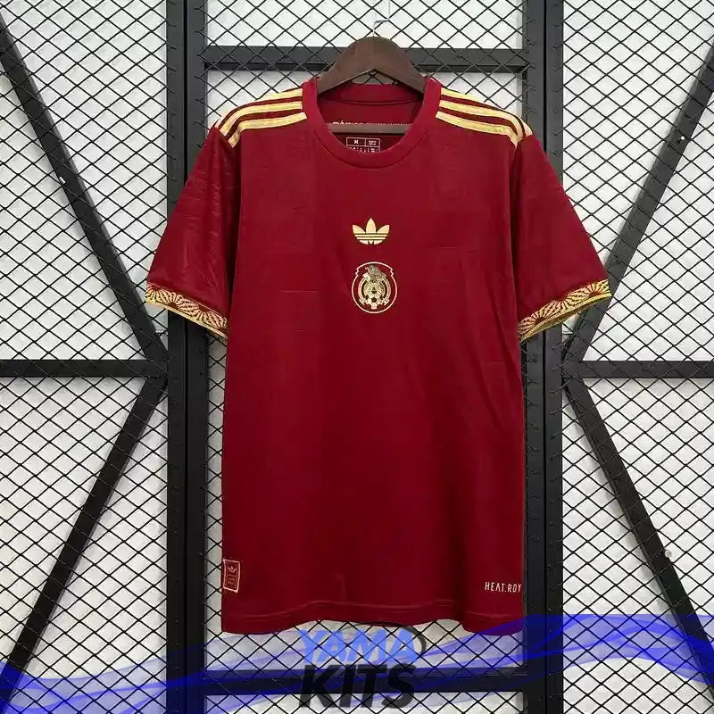 Maillot Mexique concept "Rouge, Gold" 2025/2026 YamaKits Foot