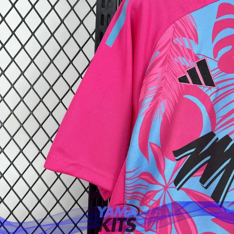 Maillot Miami concept "rose, bleu" 2025/2026 YamaKits Foot