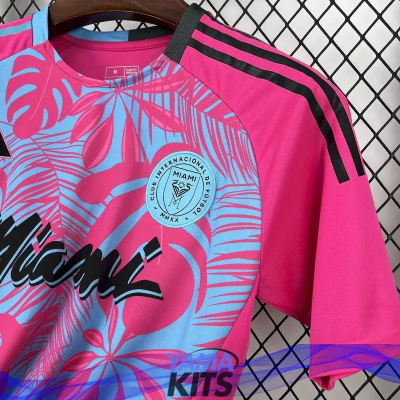 Maillot Miami concept "rose, bleu" 2025/2026 YamaKits Foot