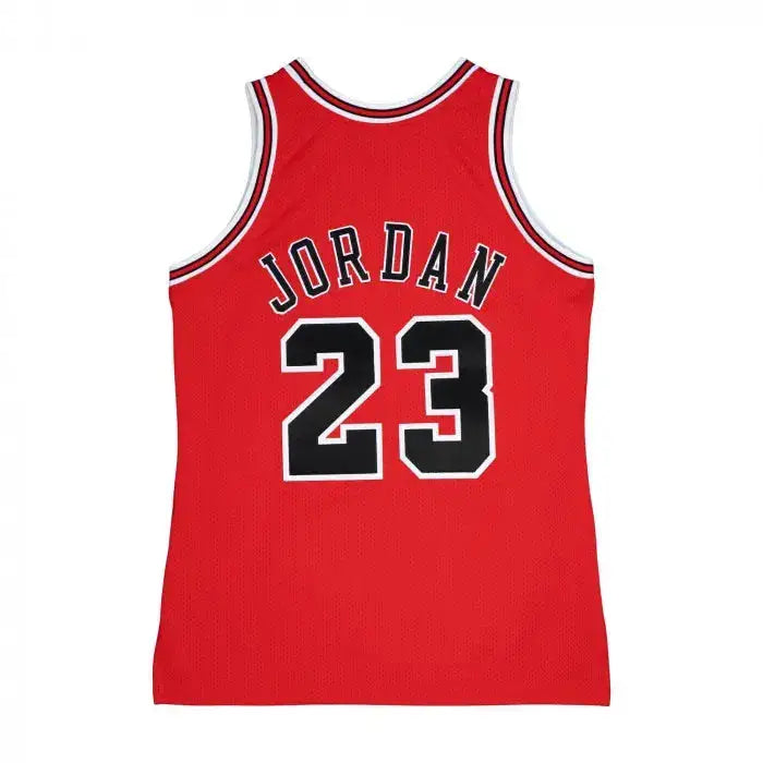 Maillot NBA Michael Jordan Chicago Bulls ROUGE '97 Finals Mitchell & Ness - Édition Road YamaBasketball