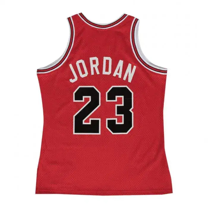Maillot NBA Michael Jordan Chicago Bulls Rouge '84 Mitchell & Ness - Saison Rookie YamaBasketball