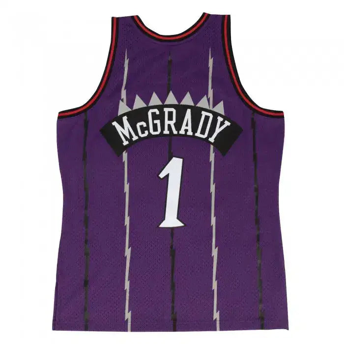 Maillot NBA Tracy Mcgrady Toronto Raptors 1998-99 Swingman Mitchell&Ness Purple YamaBasketball