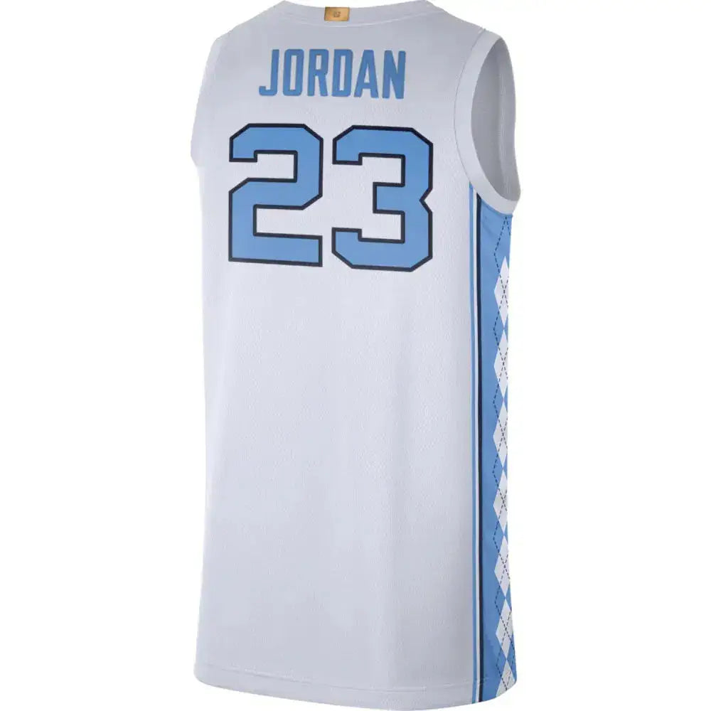 Maillot NCAA Michael Jordan University of North Carolina Bleu Nike - Édition Collégiale YamaBasketball