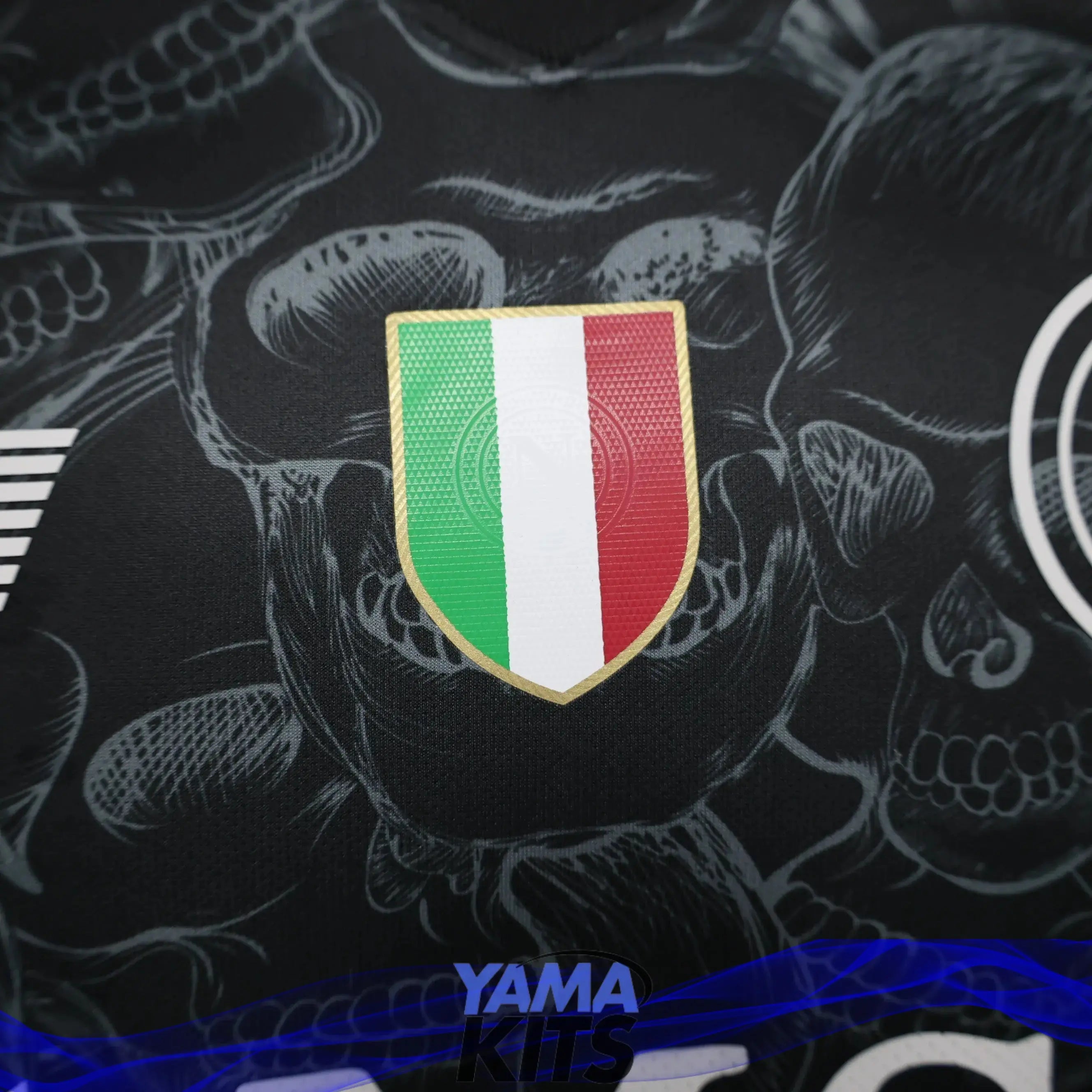 Maillot Napoli Concept "Noir" 2023/2024 Version Player YamaKits Foot