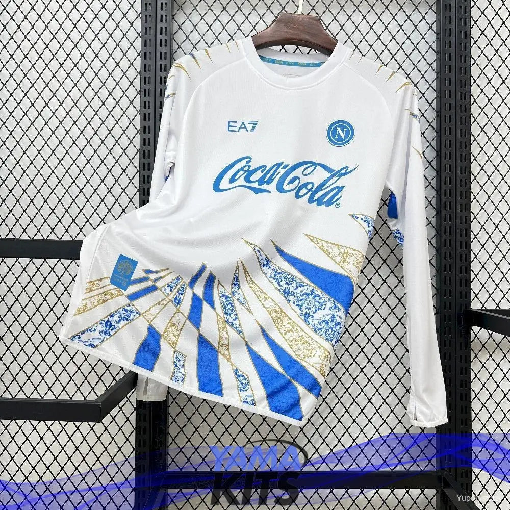 Maillot Napoli Pré-Match Manches Longues 2025/2026