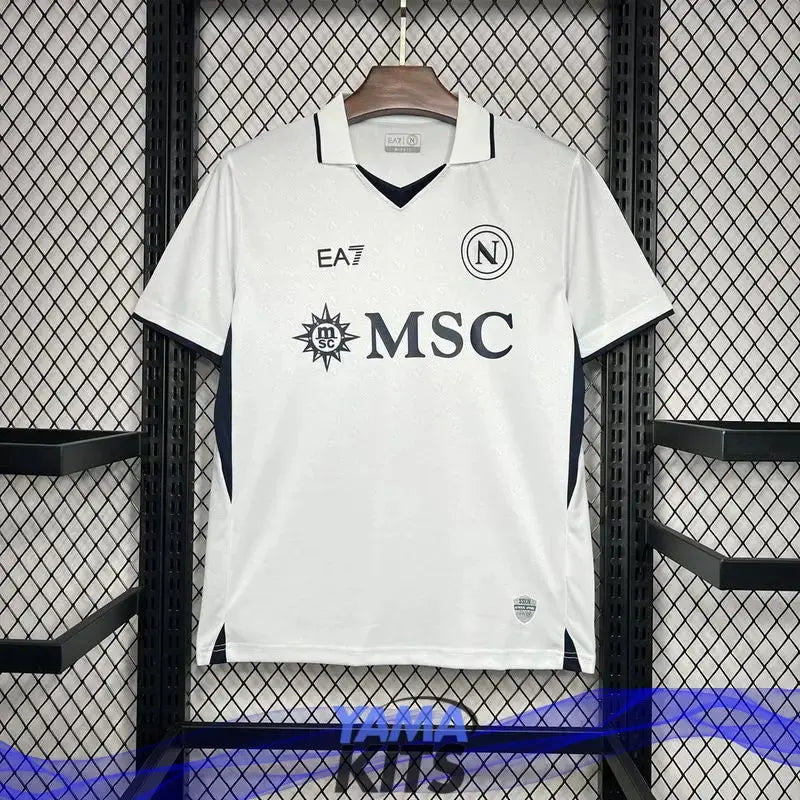 Maillot Napoli extérieur "Blanc" 2024/2025 YamaKits Foot