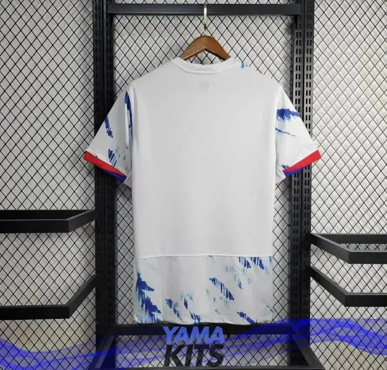Maillot Norvège Extérieur "Blanc, Bleu" 2024/2025 YamaKits Foot