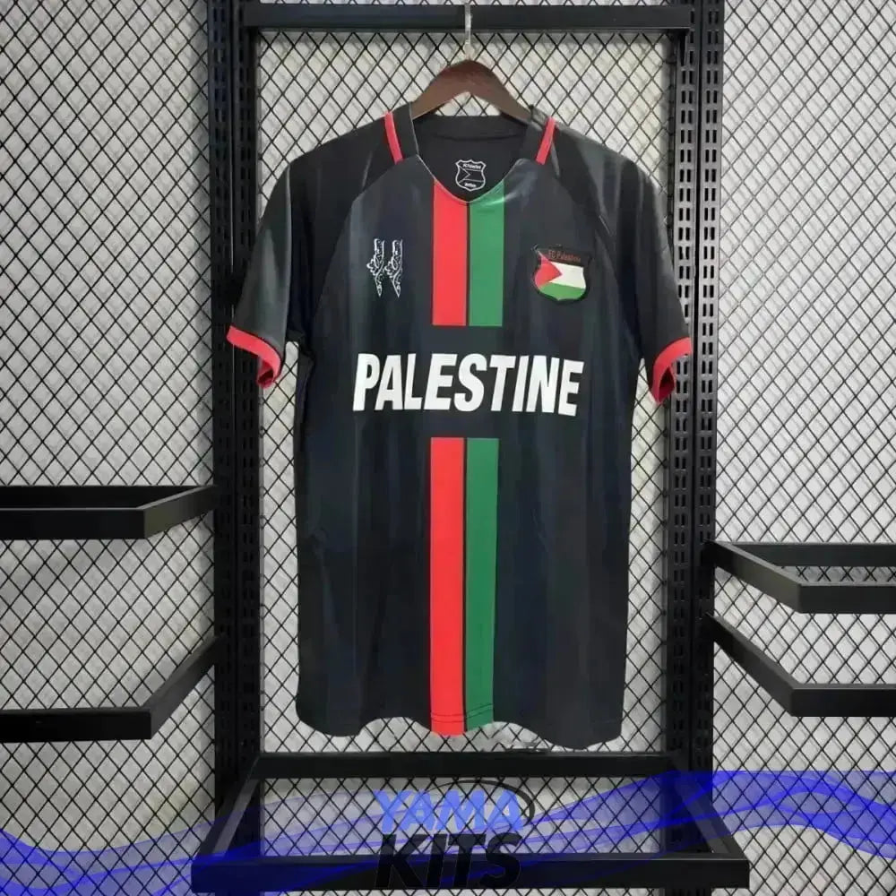 Maillot Palestine extérieur «Noir» 2023/2024 YamaKits Foot