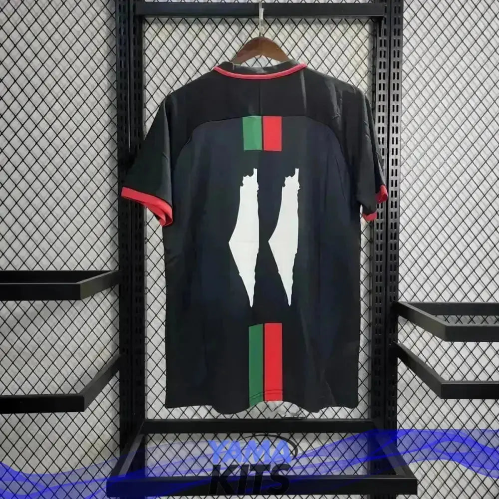 Maillot Palestine extérieur «Noir» 2023/2024 YamaKits Foot