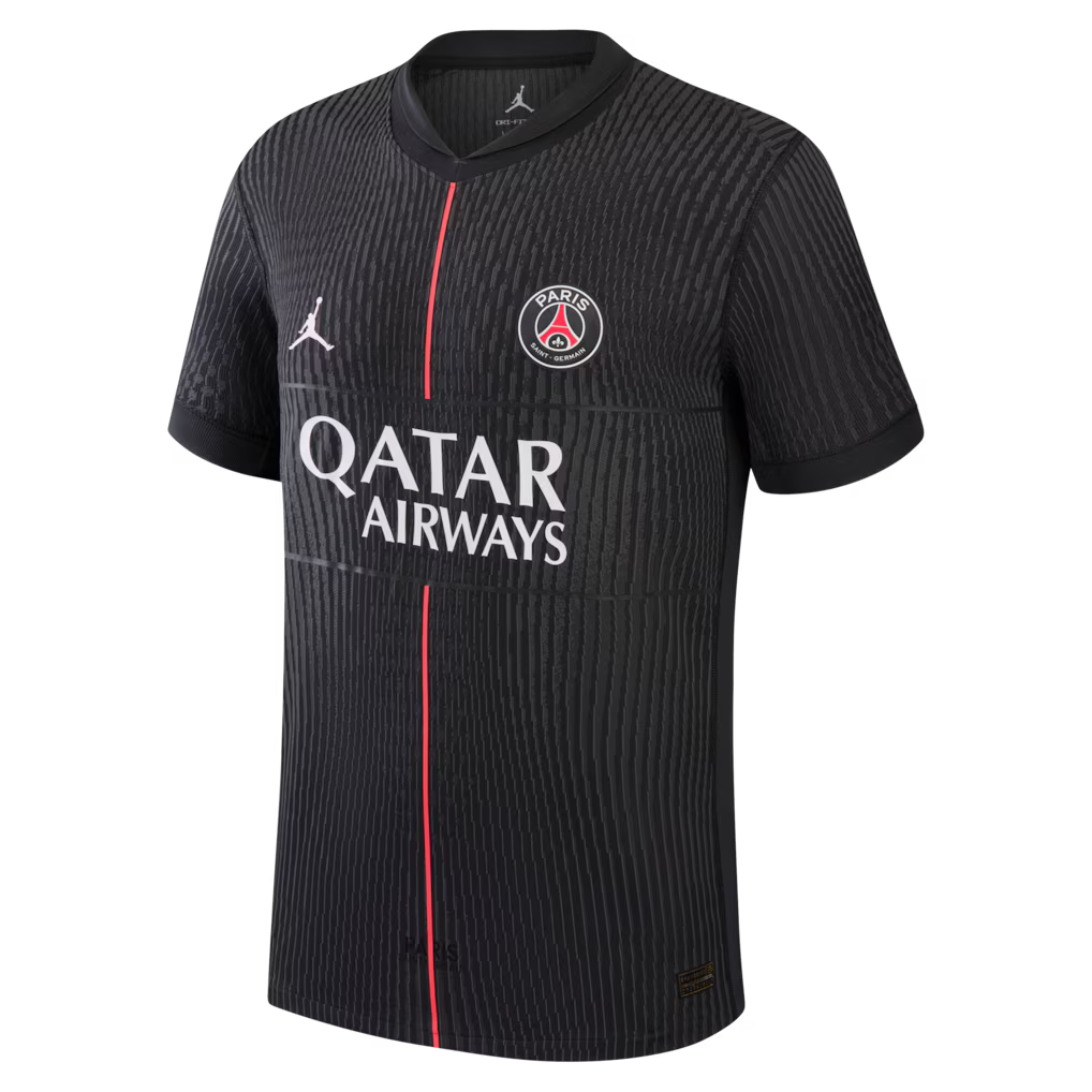 Maillot Paris SG Fourth "Jordan" noir 2025/2026