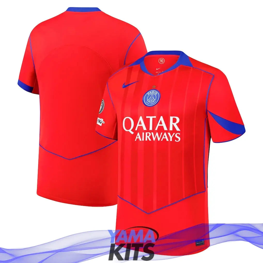 Maillot Paris SG « Rouge » Third avec étoile 2025/2026