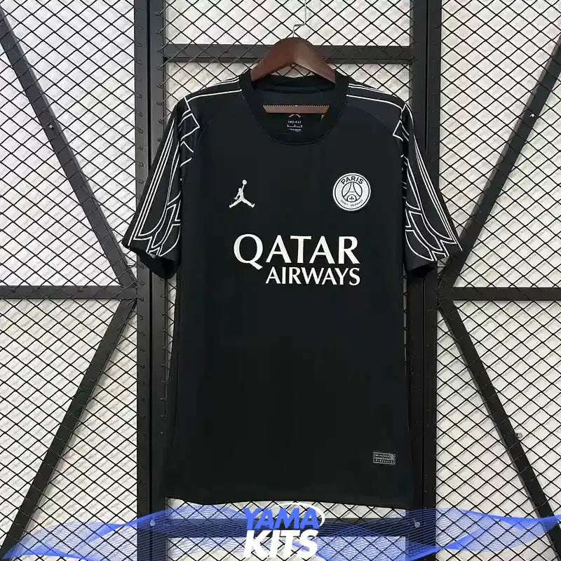 Maillot Paris SG concept « Jordan, noir » 2025/2026 YamaKits