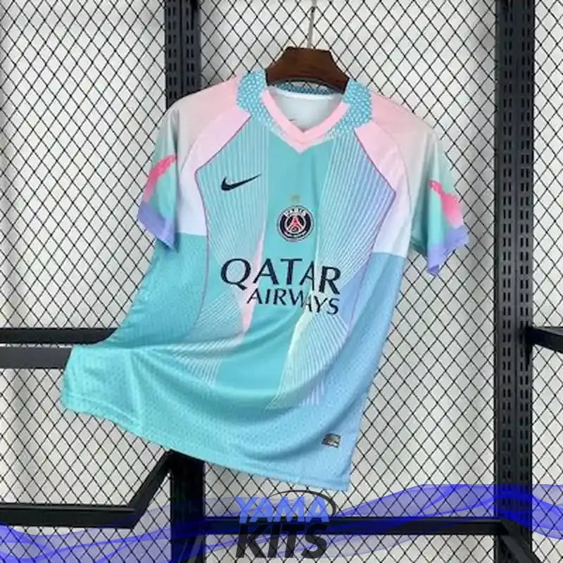 Maillot Paris SG concept "bleu, rose" 2025/2026 YamaKits Foot
