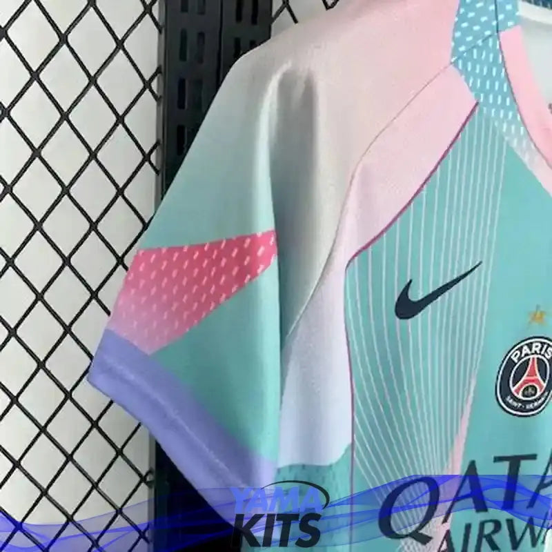 Maillot Paris SG concept "bleu, rose" 2025/2026 YamaKits Foot