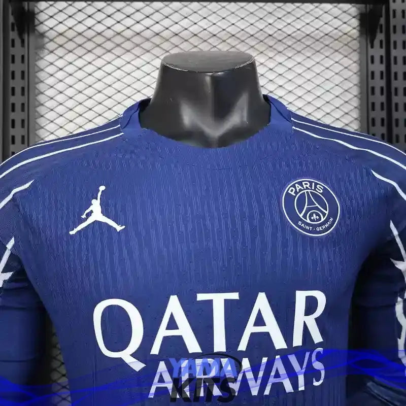 Maillot Paris SG third "Jordan, bleu" 2024/2025 Manches longues YamaKits Foot
