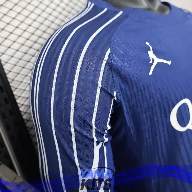Maillot Paris SG third "Jordan, bleu" 2024/2025 Manches longues YamaKits Foot