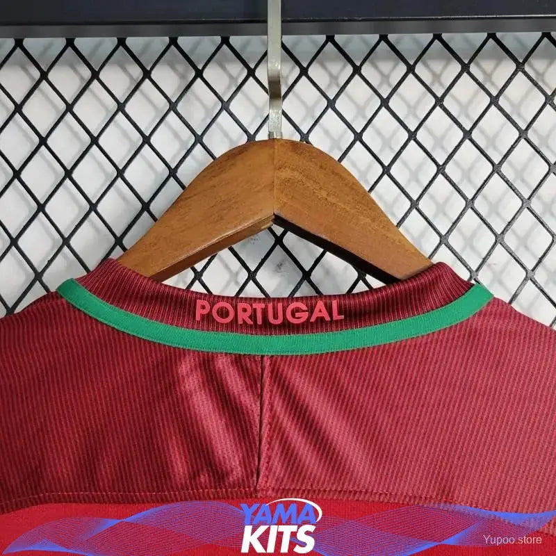 Maillot Portugal Domicile Manches Longues 2016 Classic Shirtss