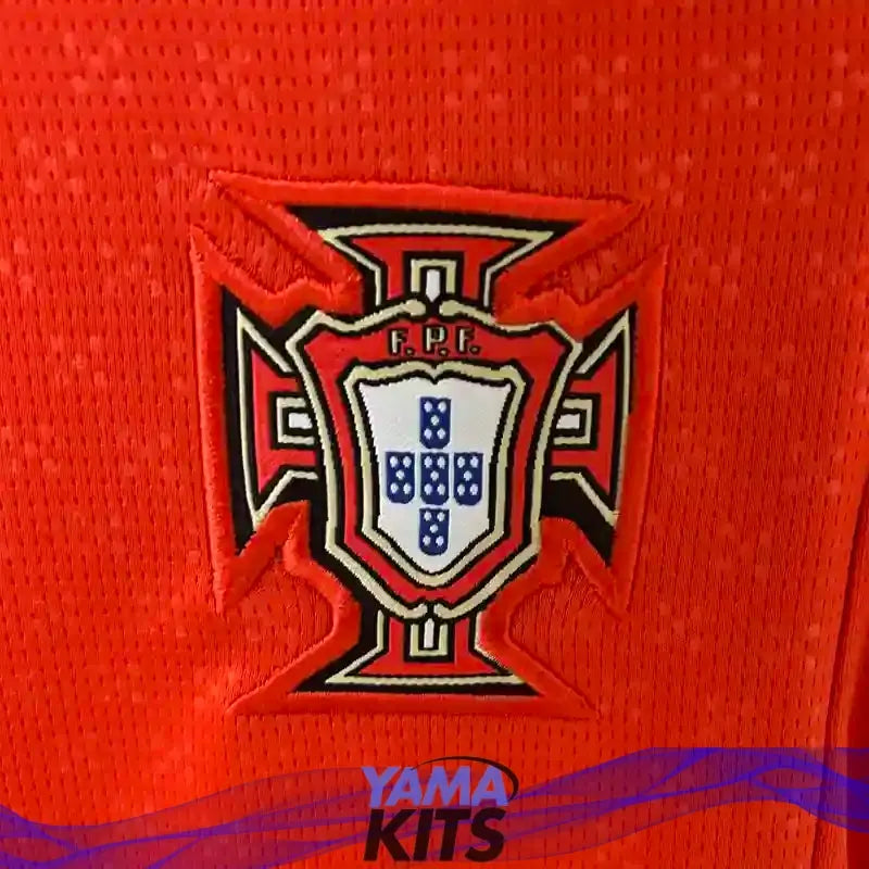 Maillot Portugal ENFANT domicile "Rouge" 2025/2026 YamaKits Foot