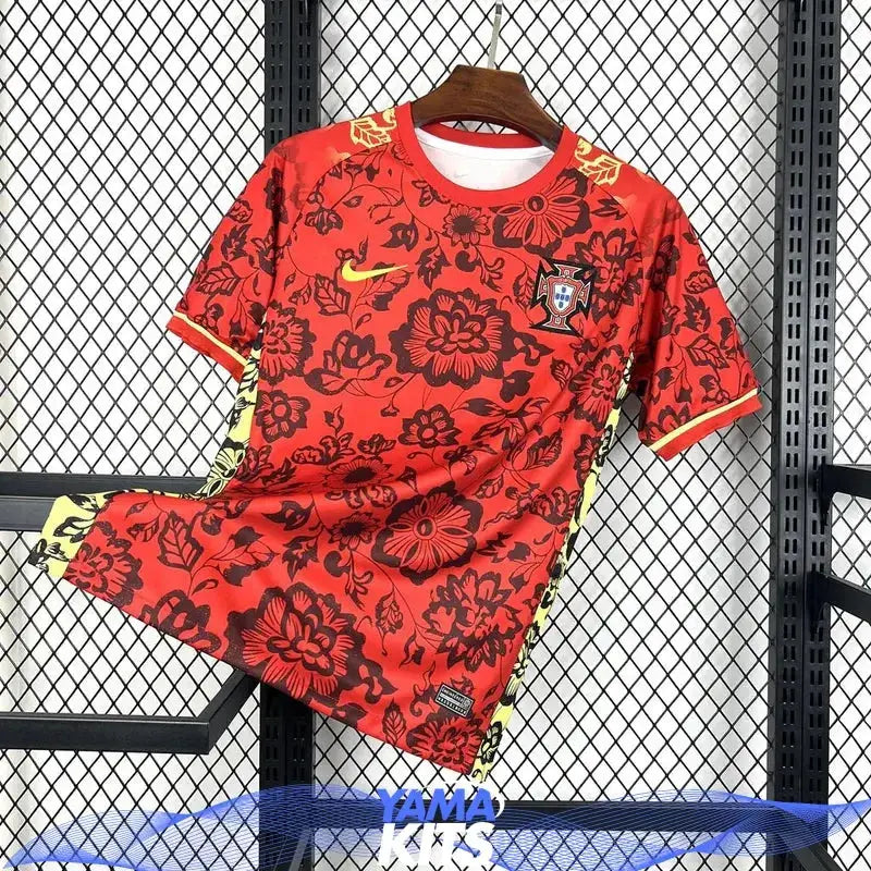 Maillot Portugal concept "Rouge" 2025/2026 YamaKits Foot