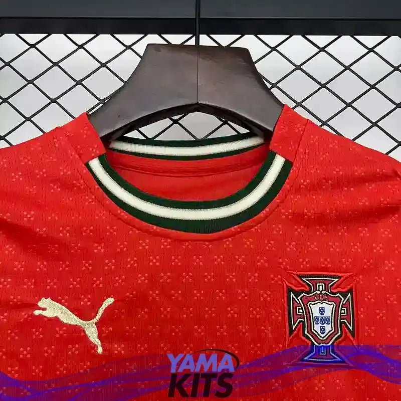 Maillot Portugal enfant manches longues domicile 2025/2026 YamaKits Foot