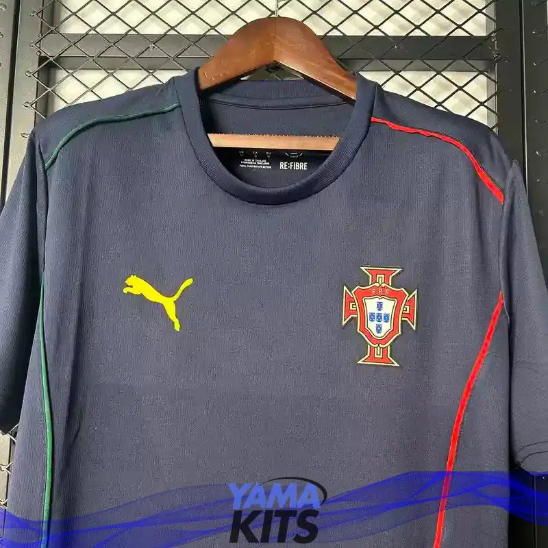 Maillot Portugal entrainement "Bleu foncé" 2025/2026 YamaKits Foot