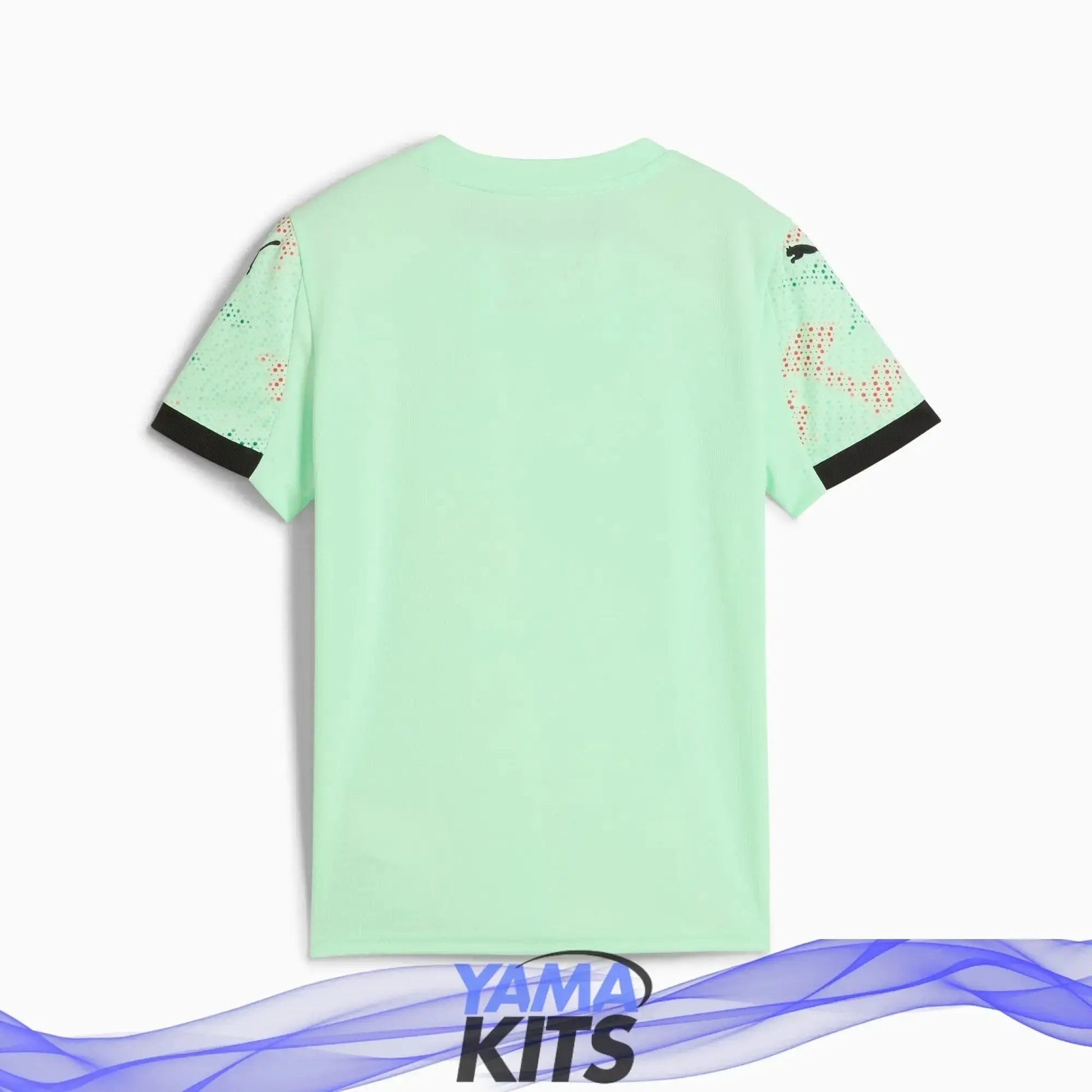 Maillot Portugal féminin extérieur "Vert fluo" 2025/2026 YamaKits Foot