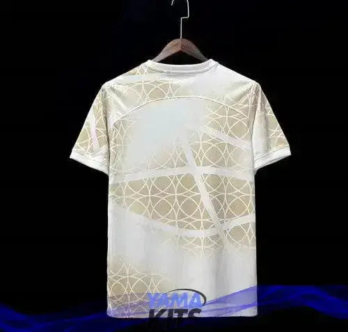 Maillot Qatar Extérieur "blanc,or" 2022/2023 YamaKits Foot