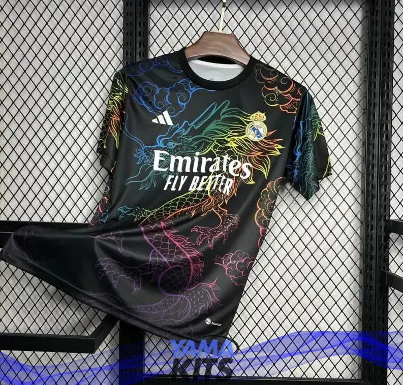 Maillot Real Madrid Concept Black  "Dragon, Multicolore"  2024/2025 YamaKits Foot