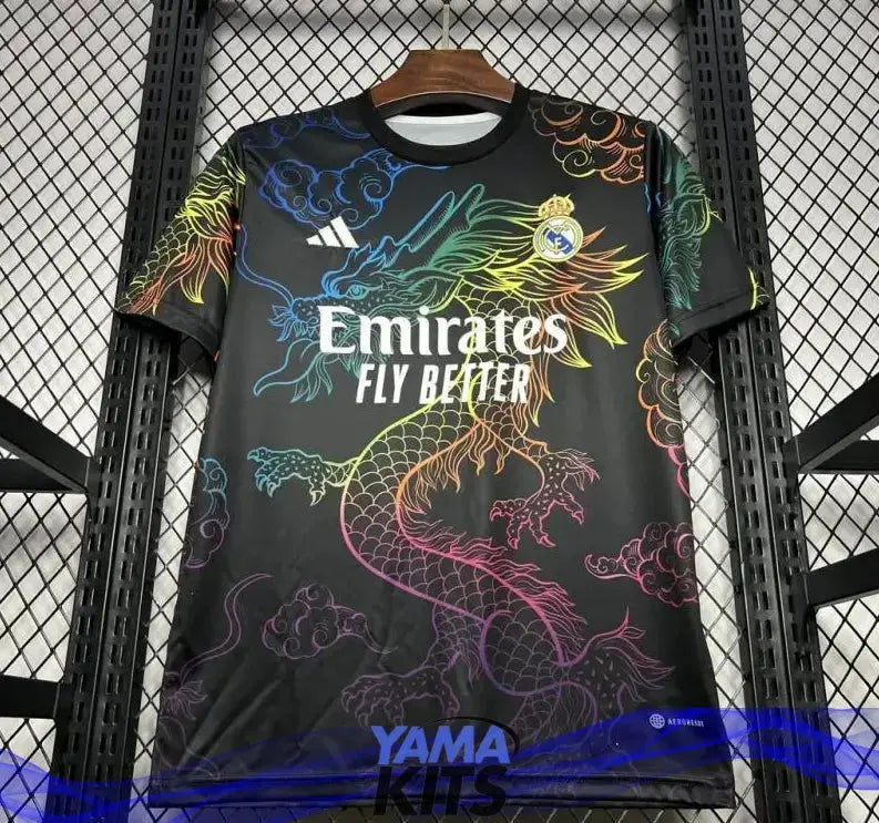 Maillot Real Madrid Concept Black  "Dragon, Multicolore"  2024/2025 YamaKits Foot