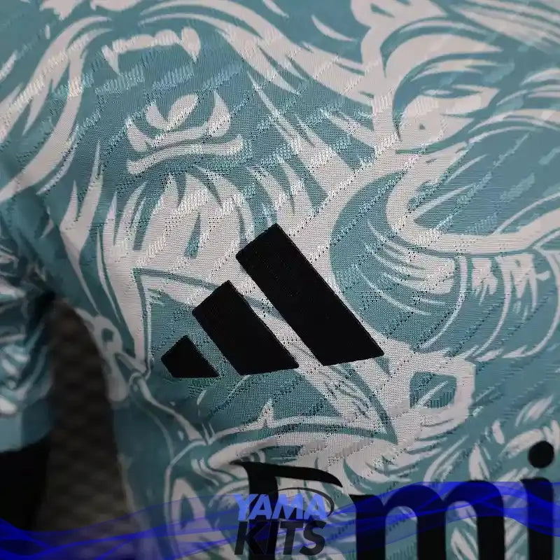Maillot Real Madrid concept bleu "viking" 2025/2026 Version Player YamaKits Foot