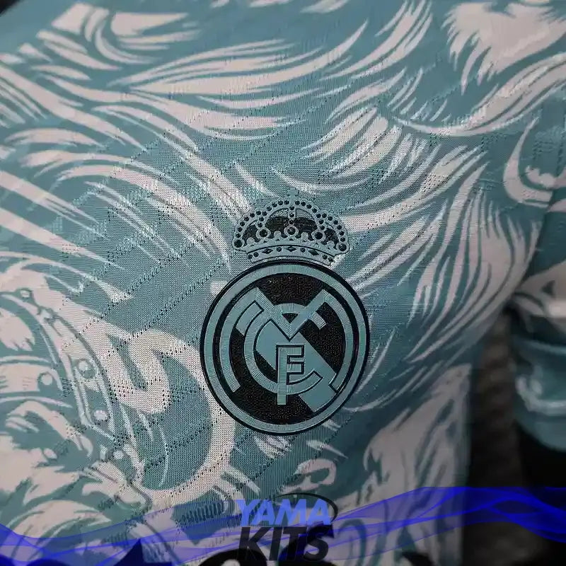 Maillot Real Madrid concept bleu "viking" 2025/2026 Version Player YamaKits Foot