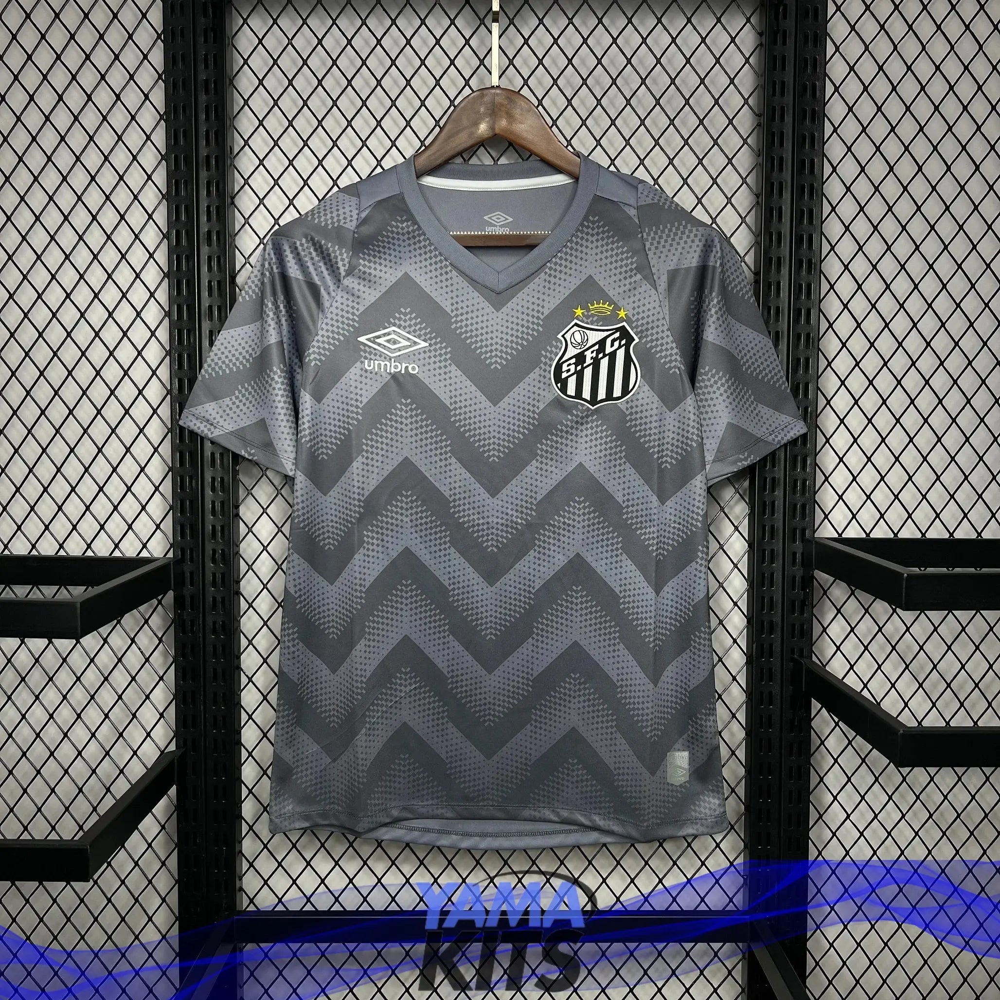 Maillot Santos FC entainement "Gris" 2024/2025 YamaKits Foot