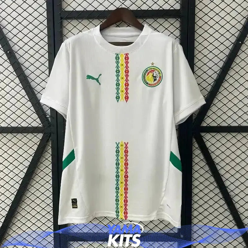 Maillot Sénégal domicile "blanc" 2025/2026 YamaKits Foot
