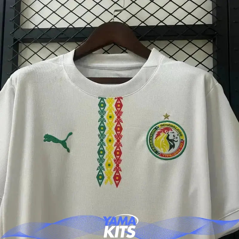 Maillot Sénégal domicile "blanc" 2025/2026 YamaKits Foot