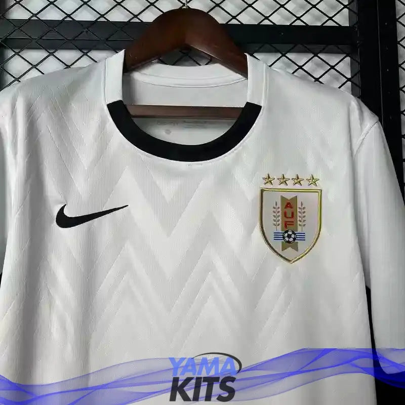 Maillot Uruguay extérieur "Blanc" 2025/2026 YamaKits Foot