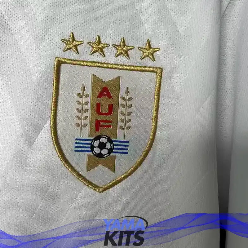 Maillot Uruguay extérieur "Blanc" 2025/2026 YamaKits Foot