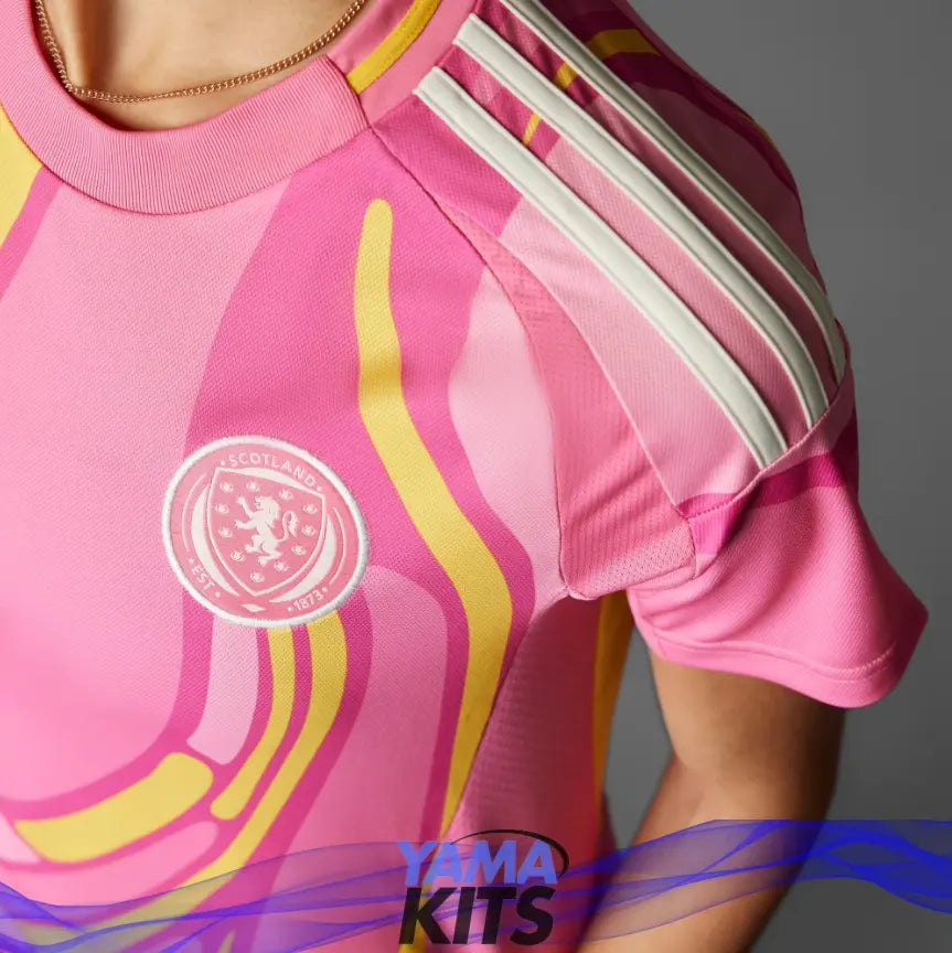 Maillot Écosse extérieur féminin "Rose" 2025/2026 YamaKits Foot