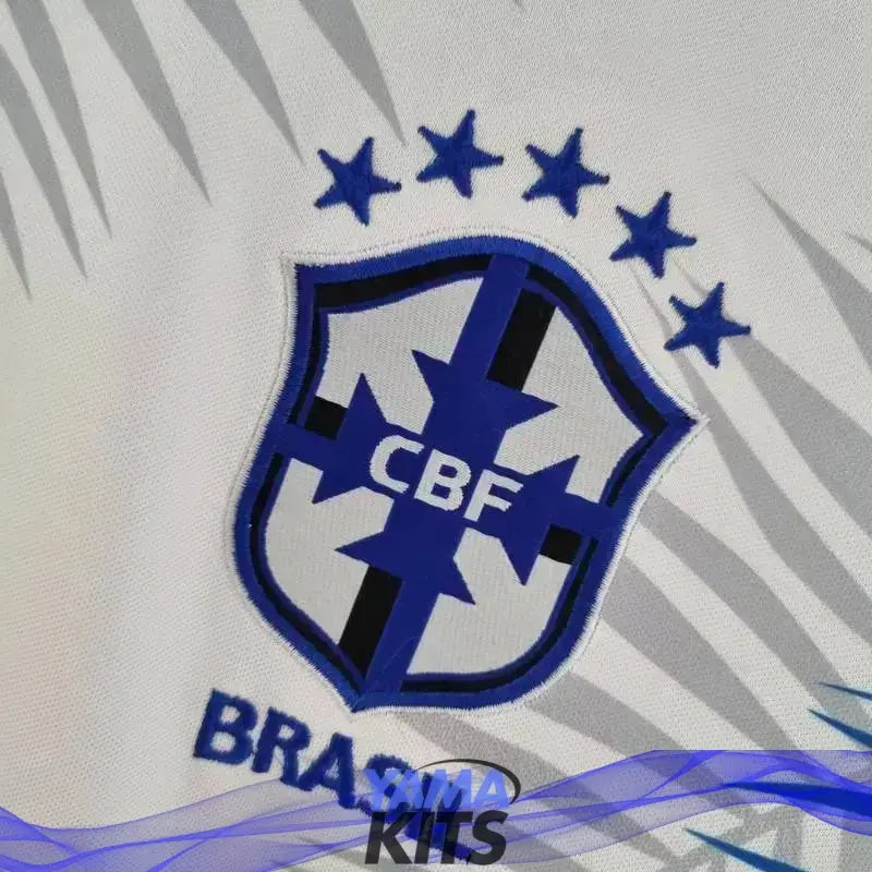 Maillot Brésil Concept « feuilles bleues » 2024/2025