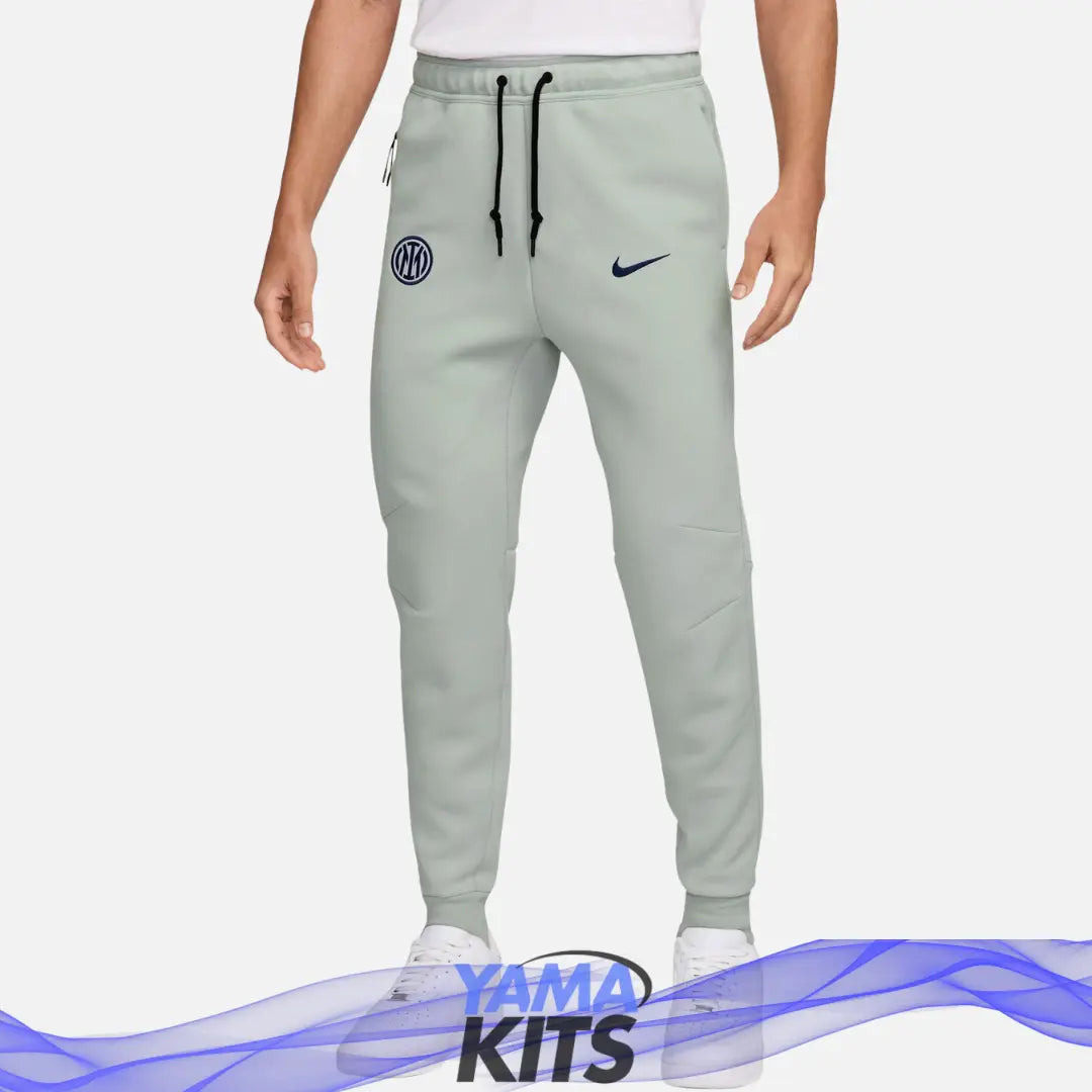 Pantalon Inter Milan tech nike "vert fluo" fleece 2024/2025 nike tech
